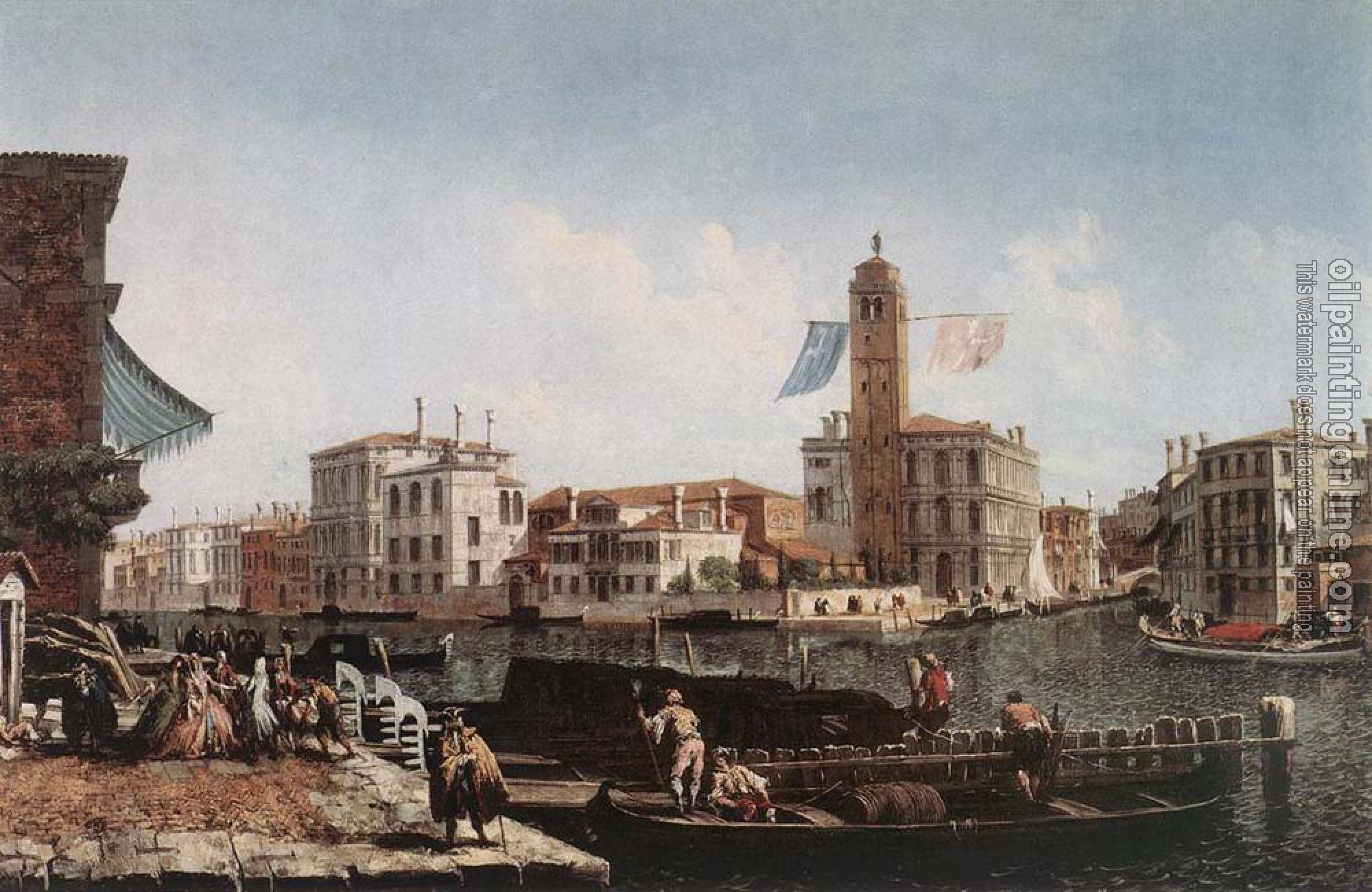 Michele Marieschi - The Grand Canal with the Fishmarket